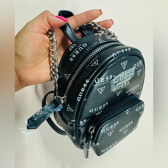 Guess Factory Evan Faux-Fur Mini Crossbody. - Picture 5 of 8